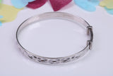 Childs Solid Silver Expanding Bangle