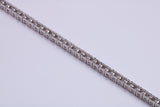 Cubic Zirconia set Bracelet, made from solid Sterling Silver
