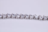 Cubic Zirconia set Tennis Bracelet, made from solid Sterling Silver