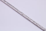 Cubic Zirconia set Tennis Bracelet, made from solid Sterling Silver