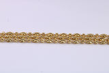 Multi Strand Bracelet, made from solid Sterling Silver and Further 18ct Yellow Gold Plated