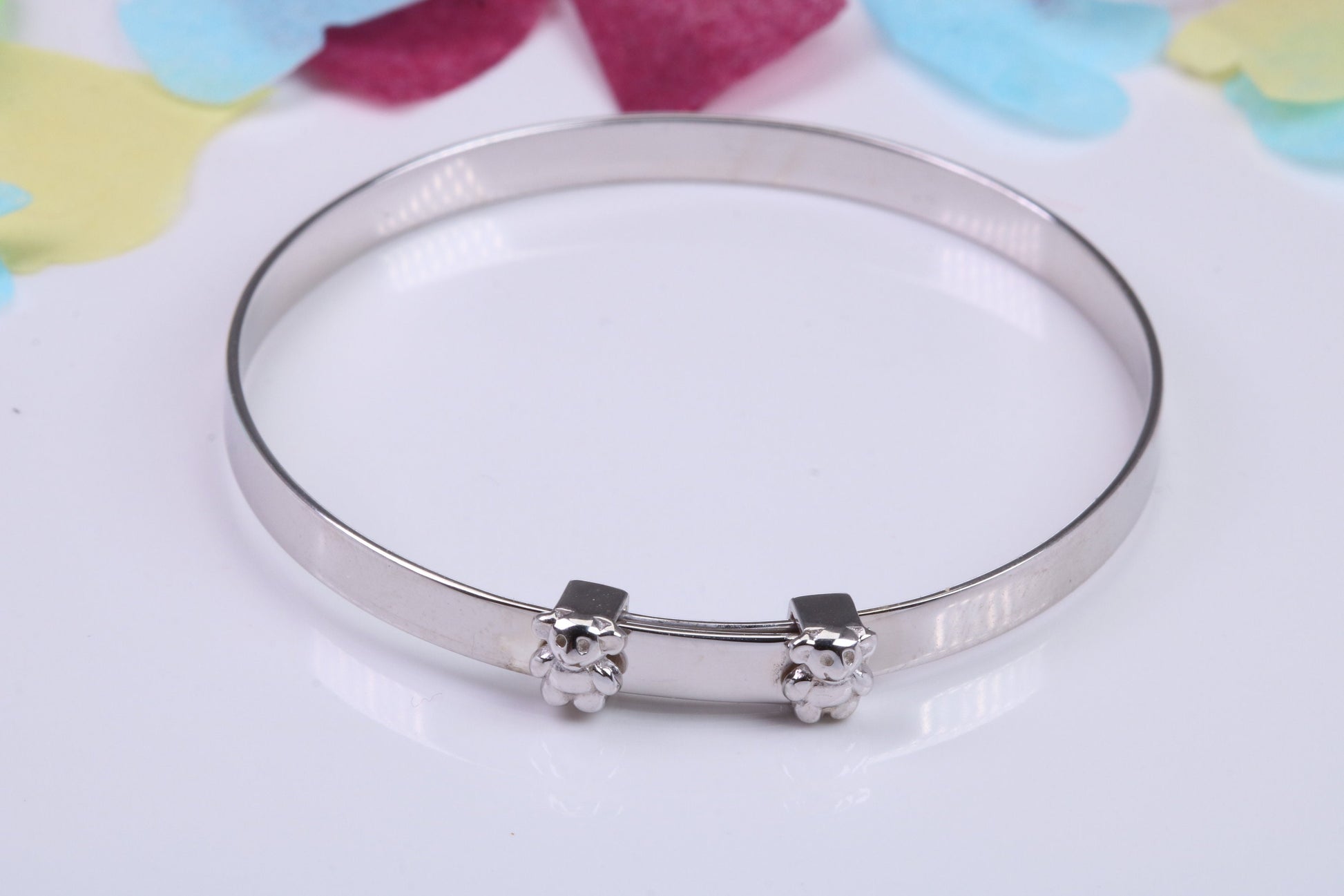 Childs Solid Silver Expanding Bangle