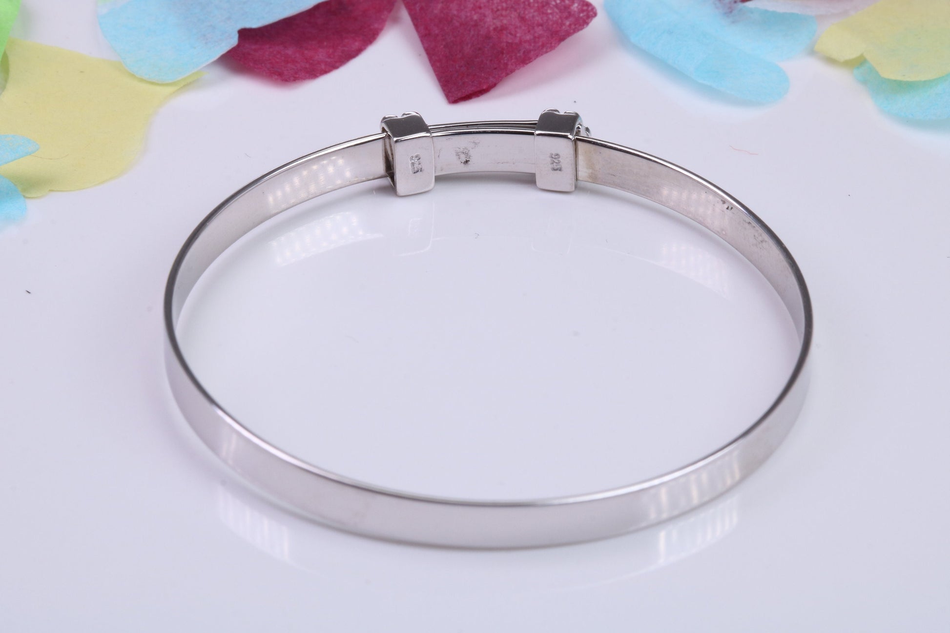 Childs Solid Silver Expanding Bangle