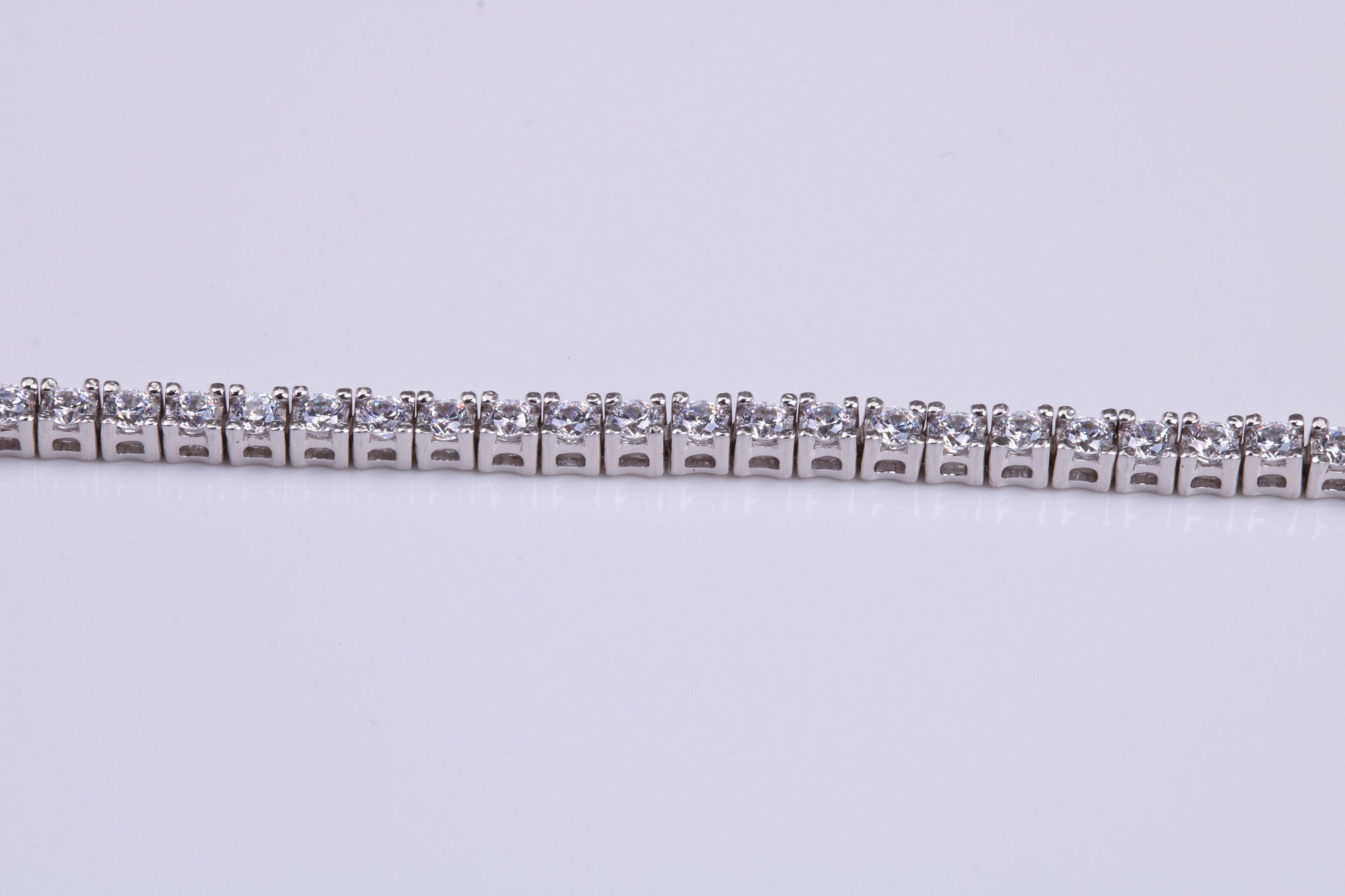 Cubic Zirconia set Bracelet, made from solid Sterling Silver