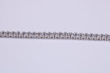 Cubic Zirconia set Bracelet, made from solid Sterling Silver