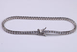Cubic Zirconia set Bracelet, made from solid Sterling Silver