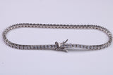 Cubic Zirconia set Bracelet, made from solid Sterling Silver