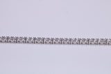 Cubic Zirconia set Tennis Bracelet, made from solid Sterling Silver