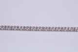 Cubic Zirconia set Tennis Bracelet, made from solid Sterling Silver