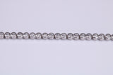 Cubic Zirconia set Tennis Bracelet, made from solid Sterling Silver