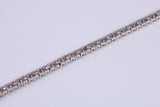 Cubic Zirconia set Tennis Bracelet, made from solid Sterling Silver