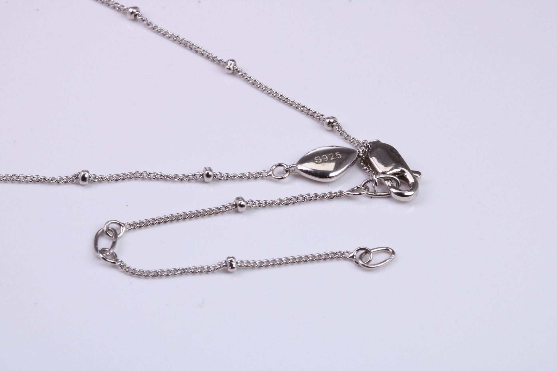 Real Emerald set Necklace, made from solid Sterling Silver with Length Adjustable Chain