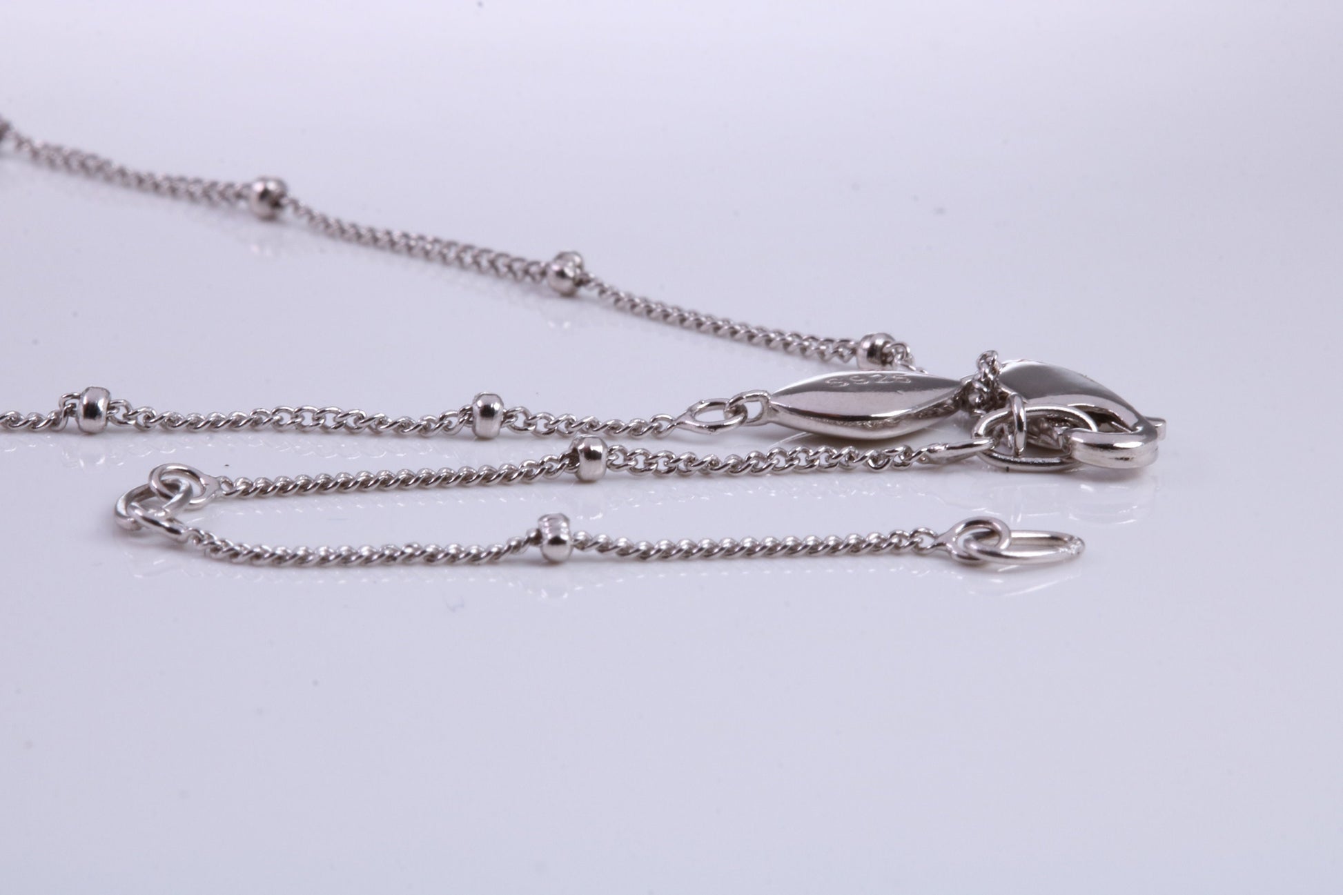 Real Emerald set Necklace, made from solid Sterling Silver with Length Adjustable Chain