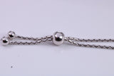 Multi Tassle Bracelet, made from solid Sterling Silver, Length Adjustable