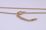 July Ruby C Z set Necklace and Matching Stud Earrings, made from solid Sterling Silver and 18ct Yellow Gold Plated