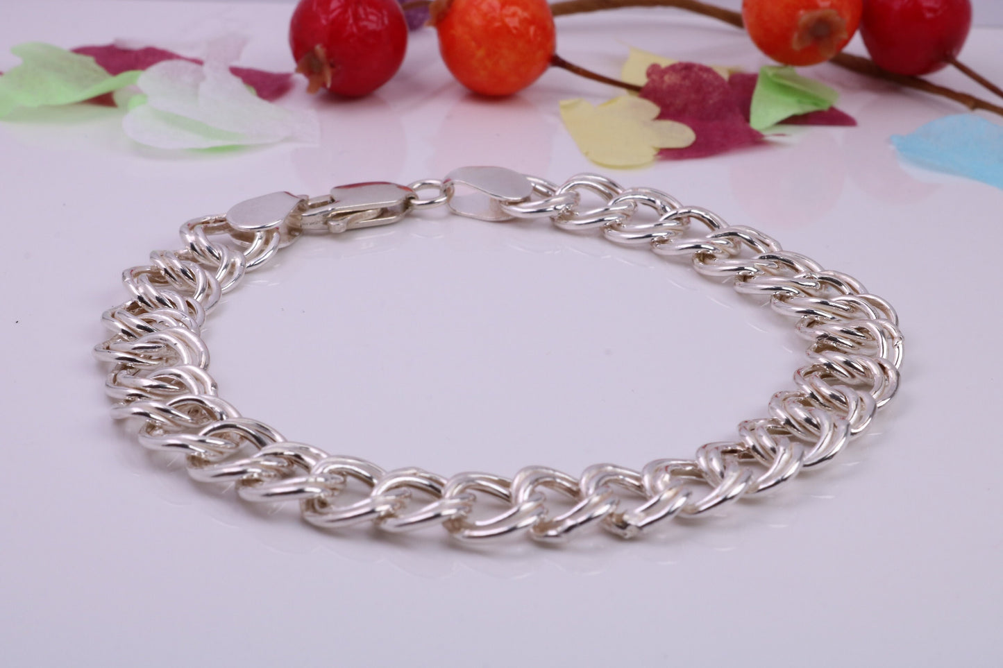 Multi Link Bracelet, made from solid Sterling Silver, 7.50 Inches Long