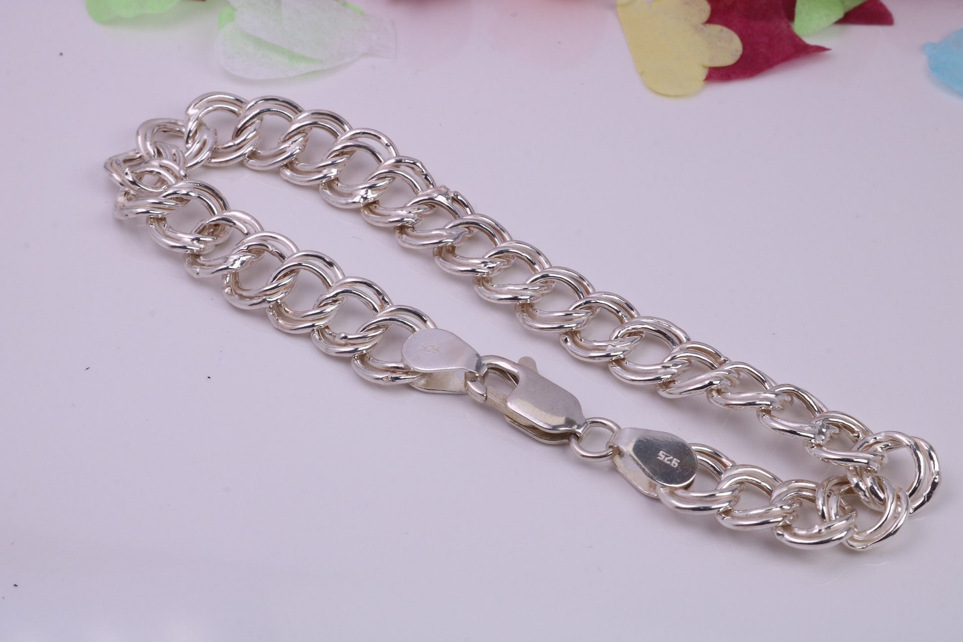 Multi Link Bracelet, made from solid Sterling Silver, 7.50 Inches Long