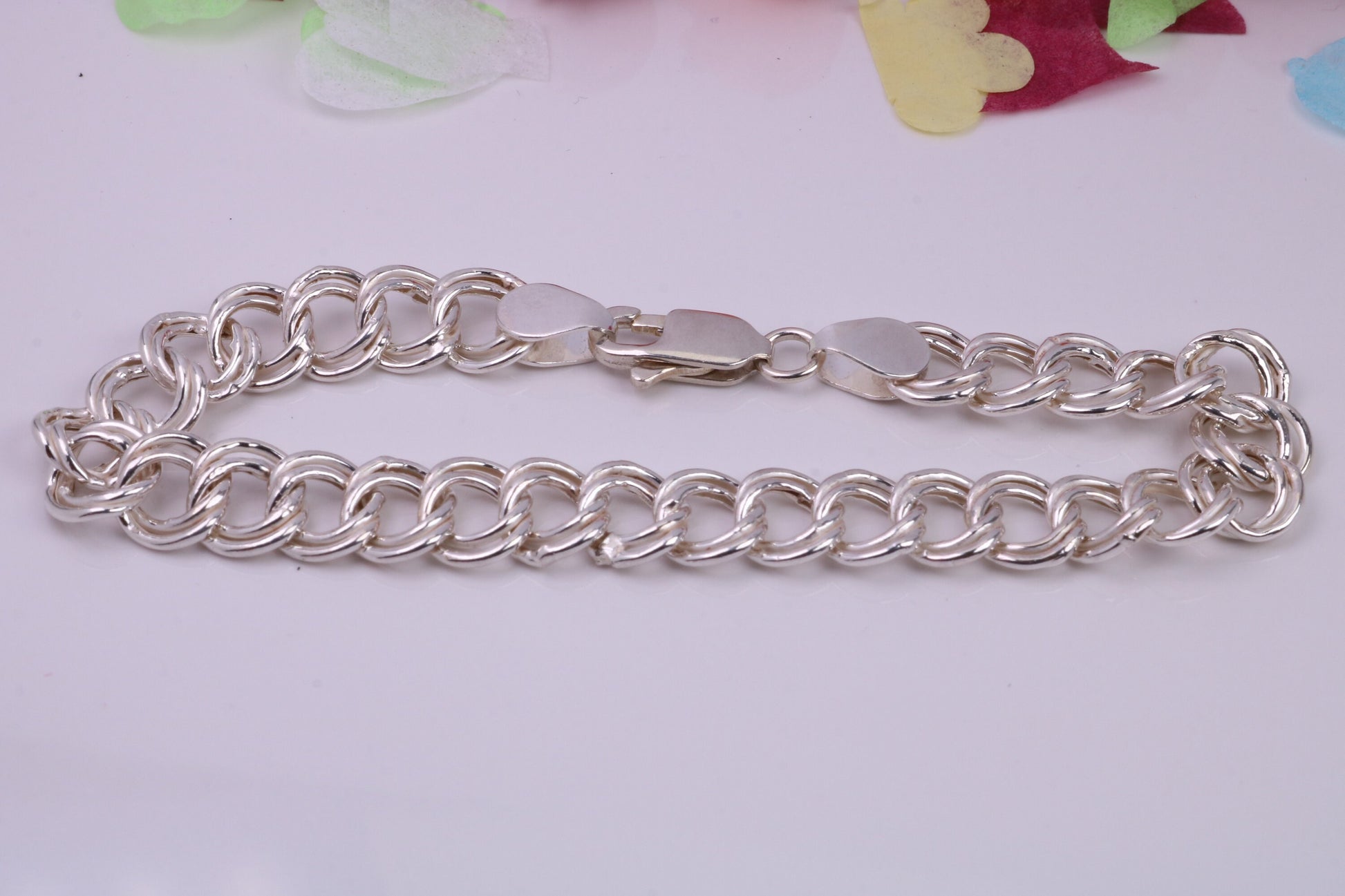 Multi Link Bracelet, made from solid Sterling Silver, 7.50 Inches Long