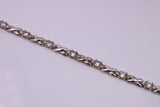 Cubic Zirconia set Tennis Bracelet, made from solid Sterling Silver, Platinum and Diamond Look for a Fraction of the cost