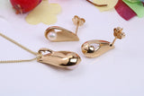 Fresh Water Cultured Pearl set Necklace and Earrings, Made from solid Sterling Silver, 18ct Yellow Gold Plated