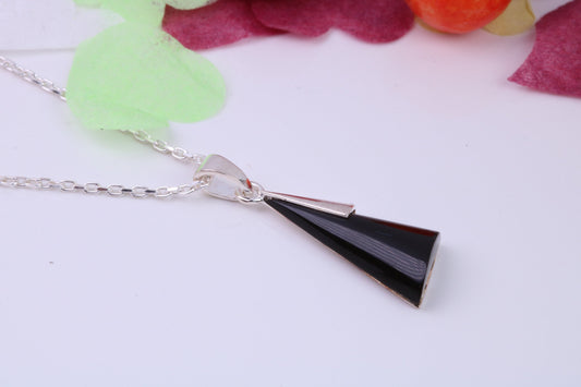 Black Onyx set Necklace, made from solid Sterling Silver