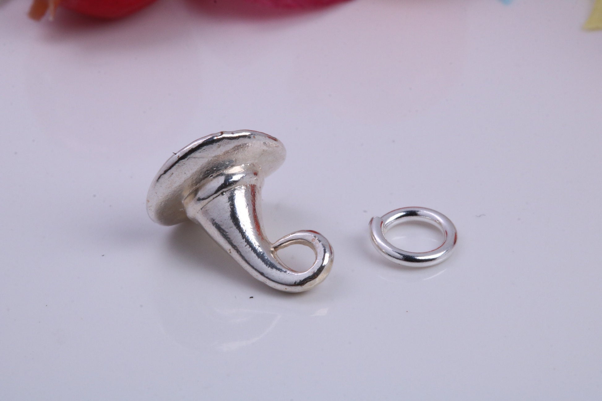 Wizards Hat Charm, Traditional Charm, Made from Solid 925 Grade Sterling Silver, Complete with Attachment Link