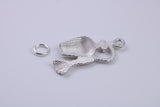 Perfume Bottle Charm, Traditional Charm, Made from Solid 925 Grade Sterling Silver, Complete with Attachment Link