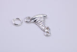 Wizards Hat Charm, Traditional Charm, Made from Solid 925 Grade Sterling Silver, Complete with Attachment Link