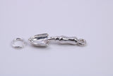 Garden Trowel Charm, Traditional Charm, Made from Solid 925 Grade Sterling Silver, Complete with Attachment Link