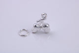 Acorns Charm, Traditional Charm, Made from Solid 925 Grade Sterling Silver, Complete with Attachment Link