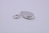 Believe Charm, Traditional Charm, Made from Solid 925 Grade Sterling Silver, Complete with Attachment Link