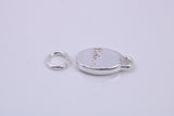 Believe Charm, Traditional Charm, Made from Solid 925 Grade Sterling Silver, Complete with Attachment Link