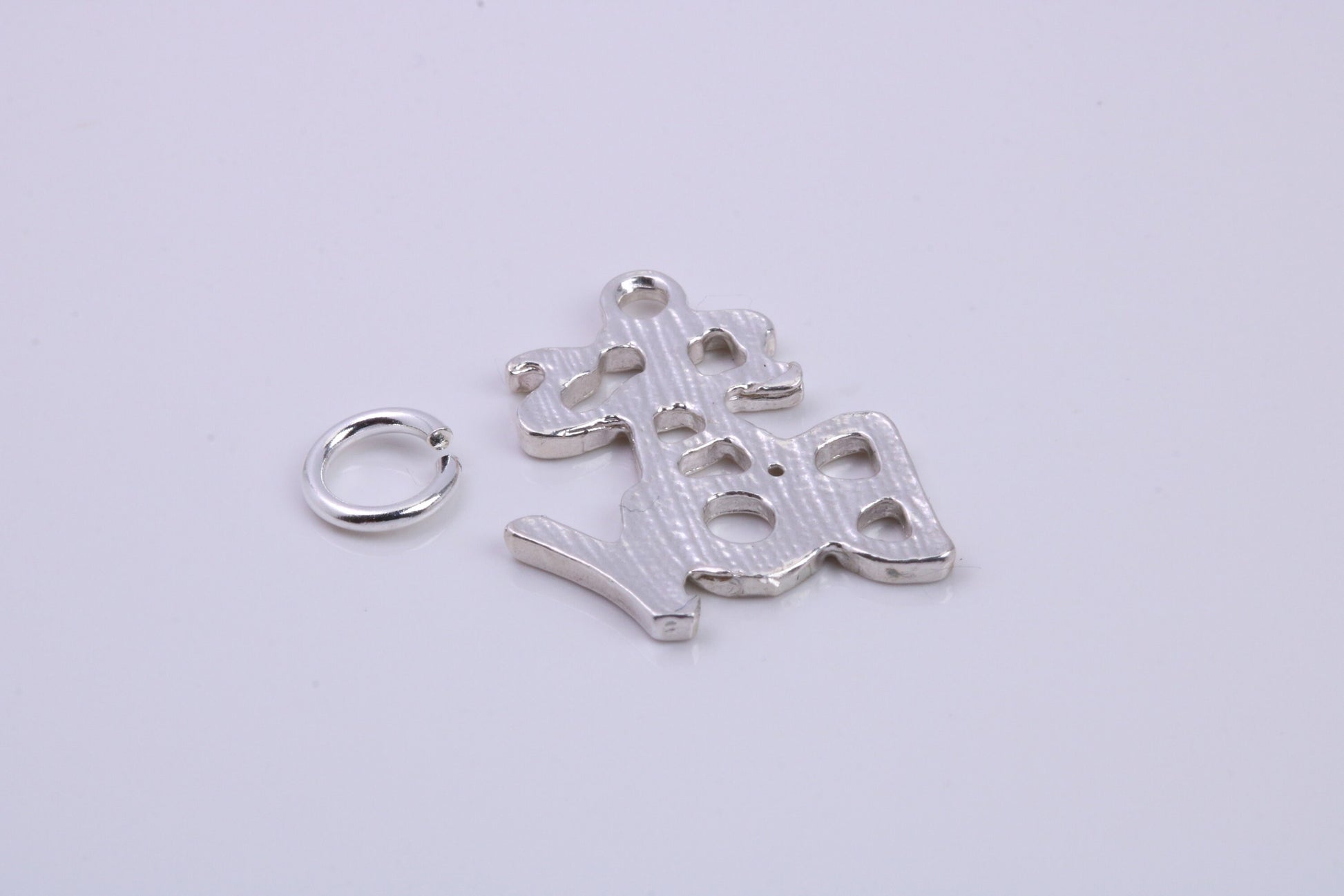 It's A Boy Charm, Traditional Charm, Made from Solid 925 Grade Sterling Silver, Complete with Attachment Link