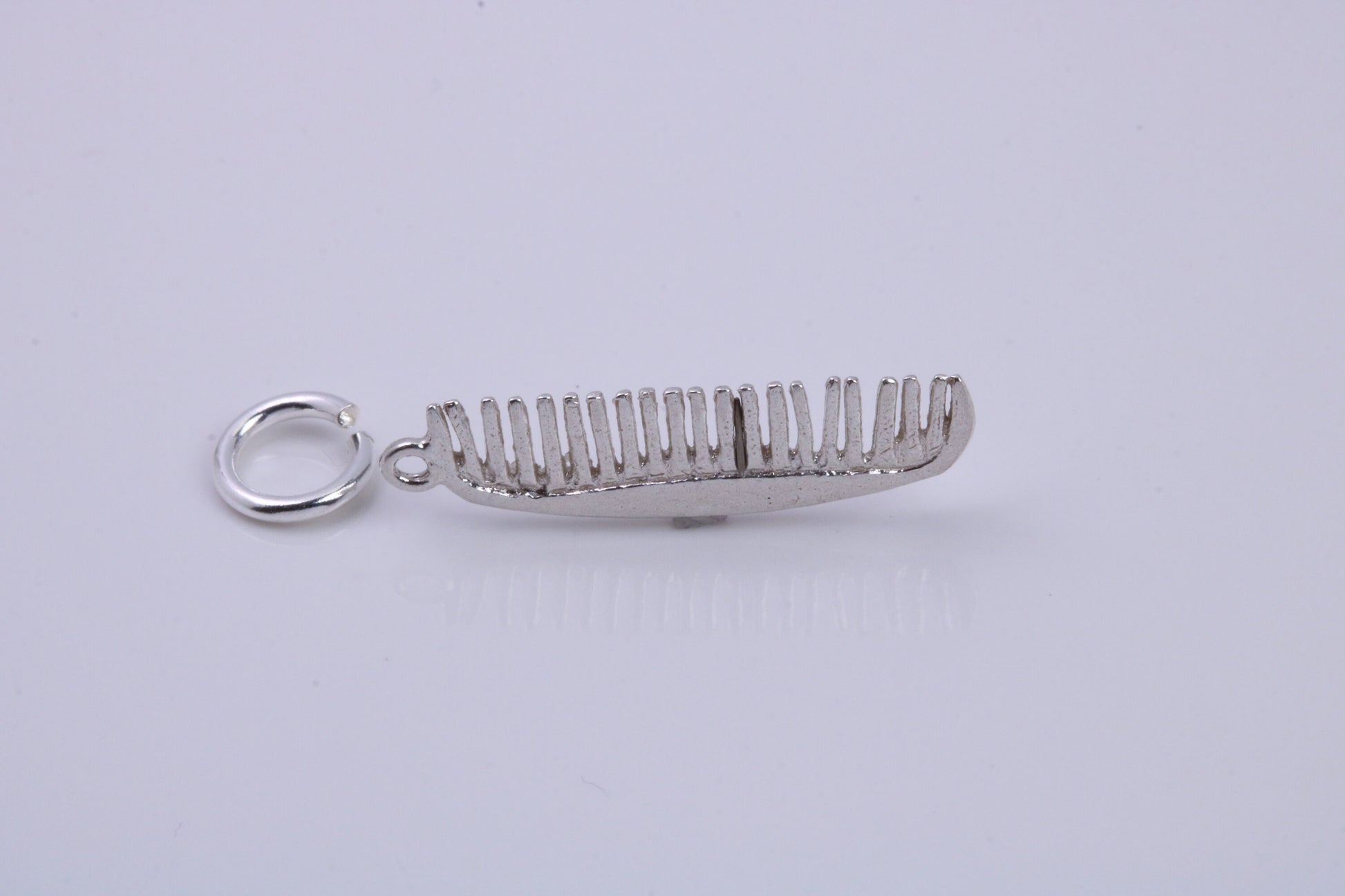 Hair Comb Charm, Traditional Charm, Made from Solid 925 Grade Sterling Silver, Complete with Attachment Link