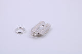 Flip Flops Charm, Traditional Charm, Made from Solid 925 Grade Sterling Silver, Complete with Attachment Link