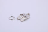 Flip Flops Charm, Traditional Charm, Made from Solid 925 Grade Sterling Silver, Complete with Attachment Link