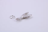 Lobster Charm, Traditional Charm, Made from Solid 925 Grade Sterling Silver, Complete with Attachment Link