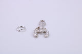 Lobster Charm, Traditional Charm, Made from Solid 925 Grade Sterling Silver, Complete with Attachment Link