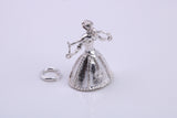 Water Carrier Charm, Traditional Charm, Made from Solid 925 Grade Sterling Silver, Complete with Attachment Link