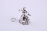 Water Carrier Charm, Traditional Charm, Made from Solid 925 Grade Sterling Silver, Complete with Attachment Link