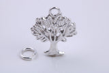 Tree of Life Charm, Traditional Charm, Made from Solid 925 Grade Sterling Silver, Complete with Attachment Link