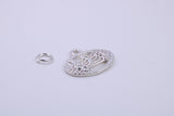 Musical Notes Charm, Traditional Charm, Made from Solid 925 Grade Sterling Silver, Complete with Attachment Link
