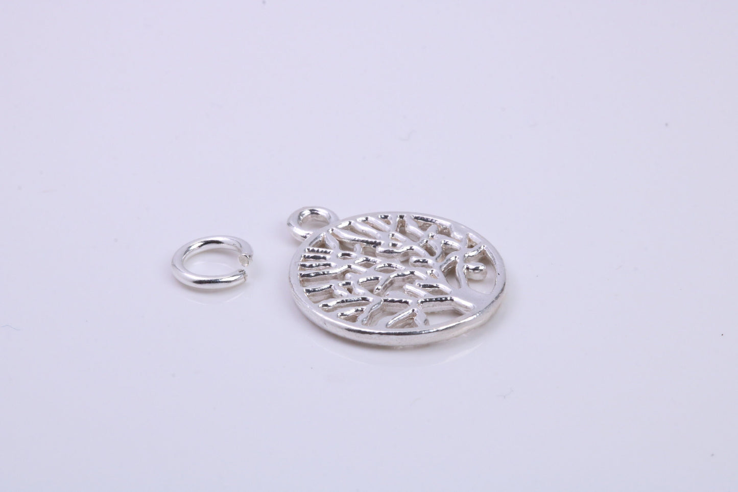 Tree of Life Charm, Traditional Charm, Made from Solid 925 Grade Sterling Silver, Complete with Attachment Link