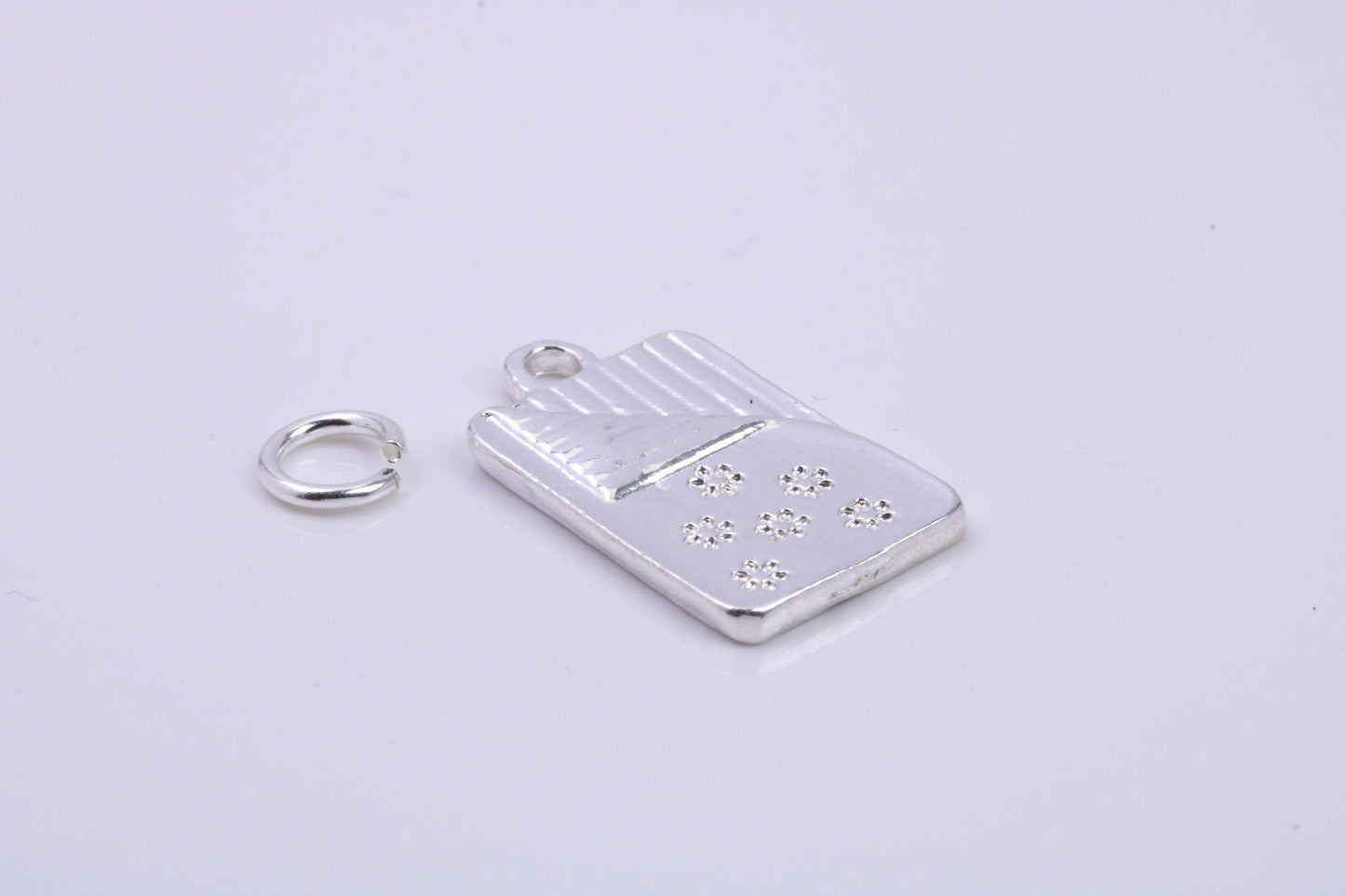 Sleeping Bag Charm, Traditional Charm, Made from Solid 925 Grade Sterling Silver, Complete with Attachment Link