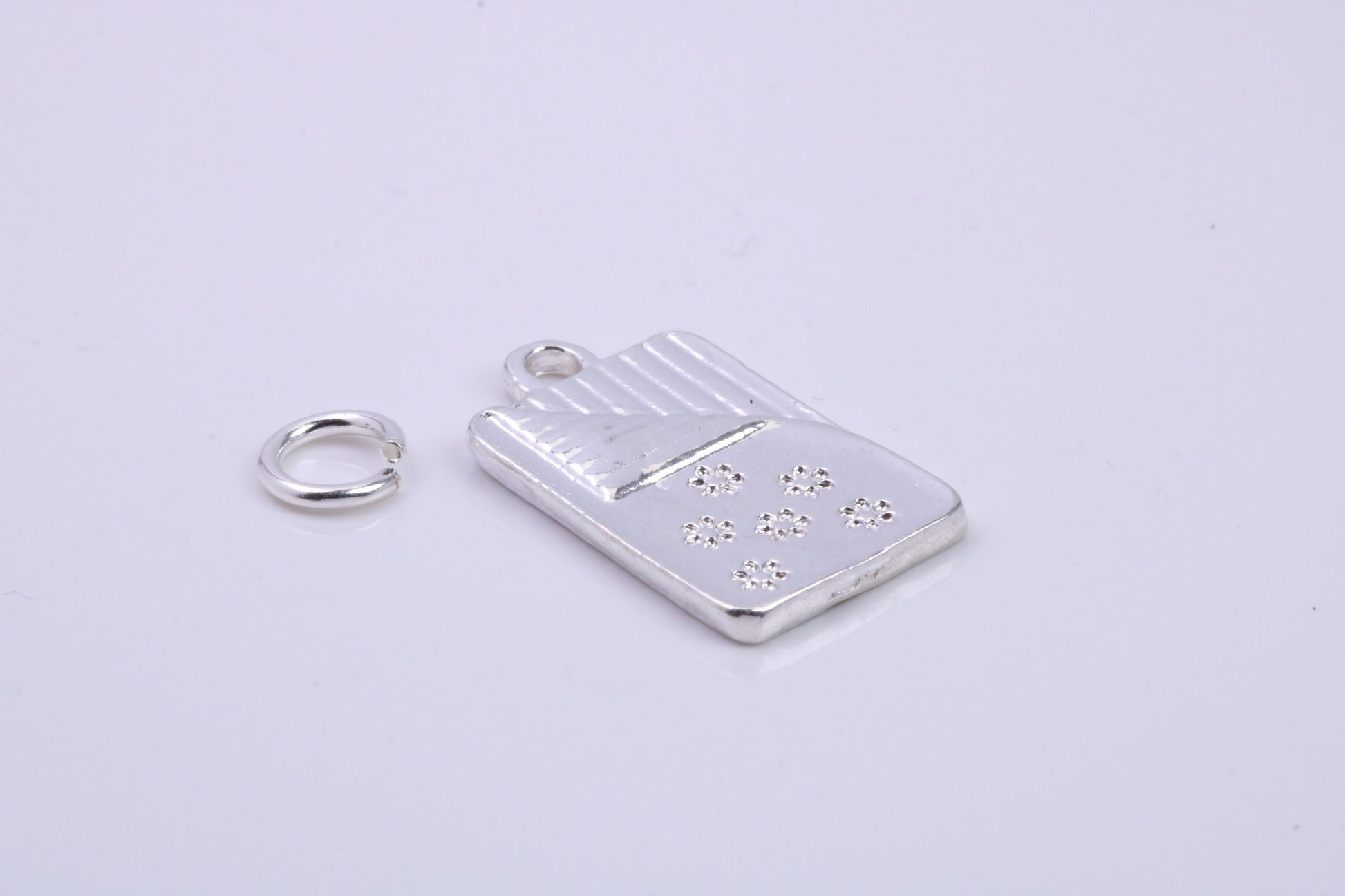 Sleeping Bag Charm, Traditional Charm, Made from Solid 925 Grade Sterling Silver, Complete with Attachment Link