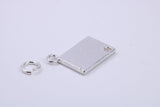 Passport Charm, Traditional Charm, Made from Solid 925 Grade Sterling Silver, Complete with Attachment Link