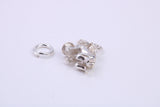 Cupid Charm, Traditional Charm, Made from Solid 925 Grade Sterling Silver, Complete with Attachment Link