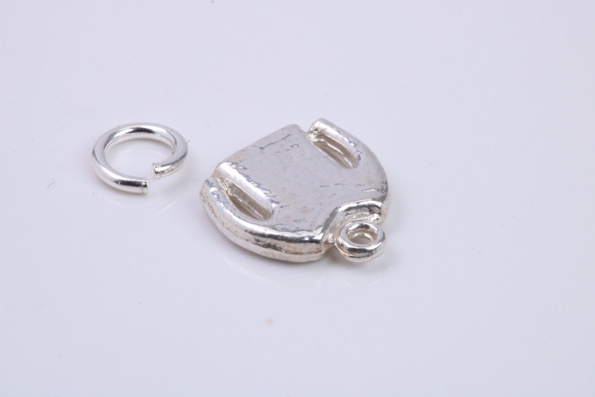 Jumper Charm, Traditional Charm, Made from Solid 925 Grade Sterling Silver, Complete with Attachment Link