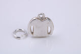 Jumper Charm, Traditional Charm, Made from Solid 925 Grade Sterling Silver, Complete with Attachment Link
