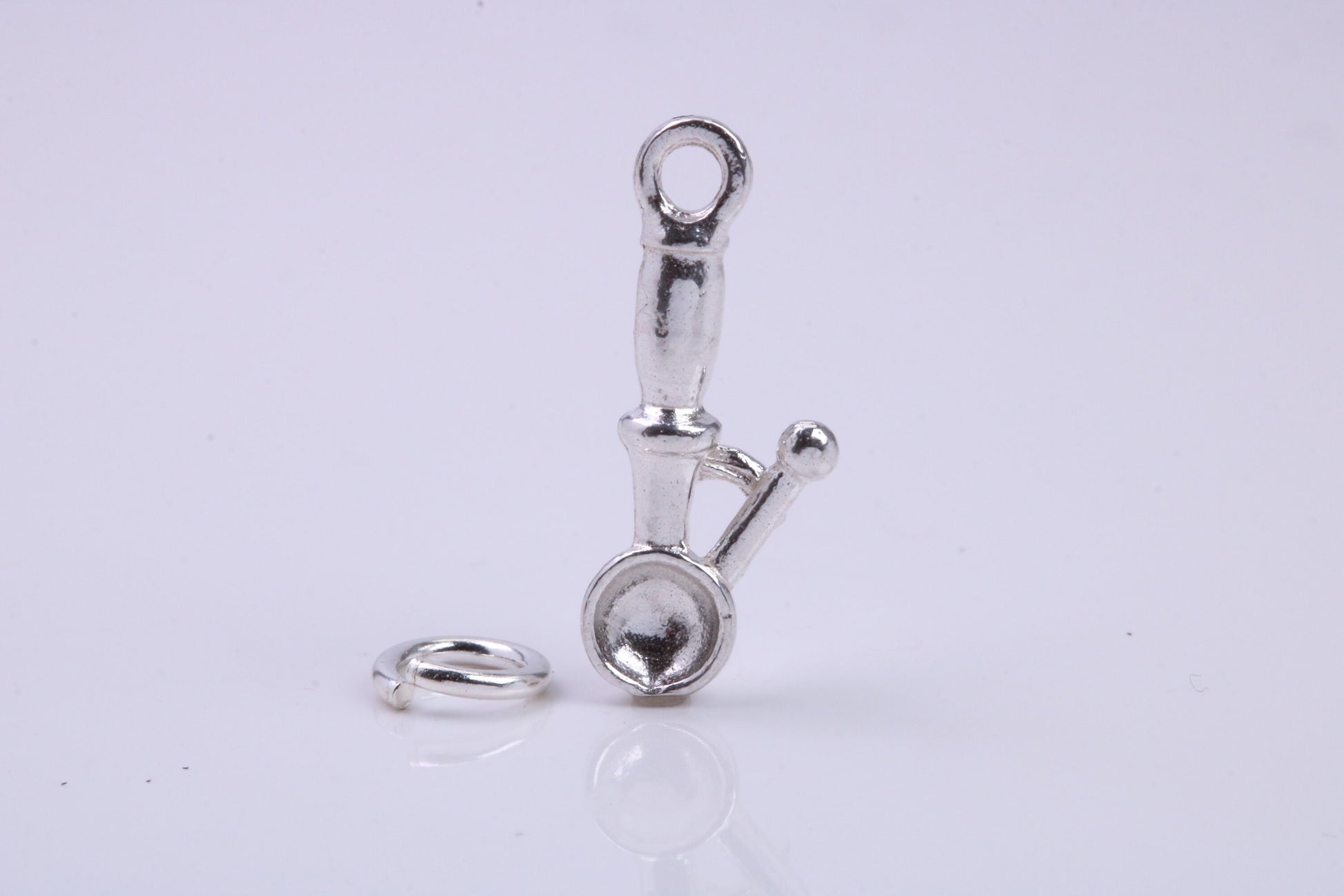 Ice Cream Scooper Charm, Traditional Charm, Made from Solid 925 Grade Sterling Silver, Complete with Attachment Link